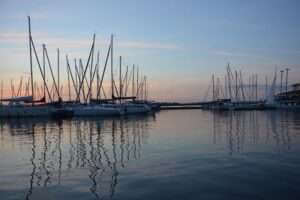 Cospudener See Boote im Hafen 1 Leipziger Seen