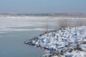 Zwenkauer See im Winter