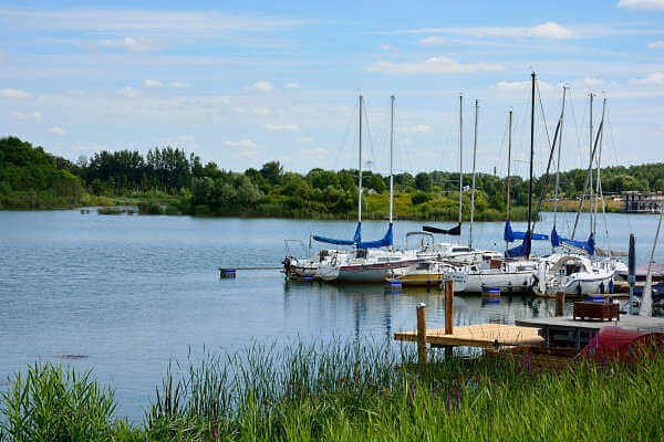 Leipziger Seen Hainer See Bootsanlegestelle